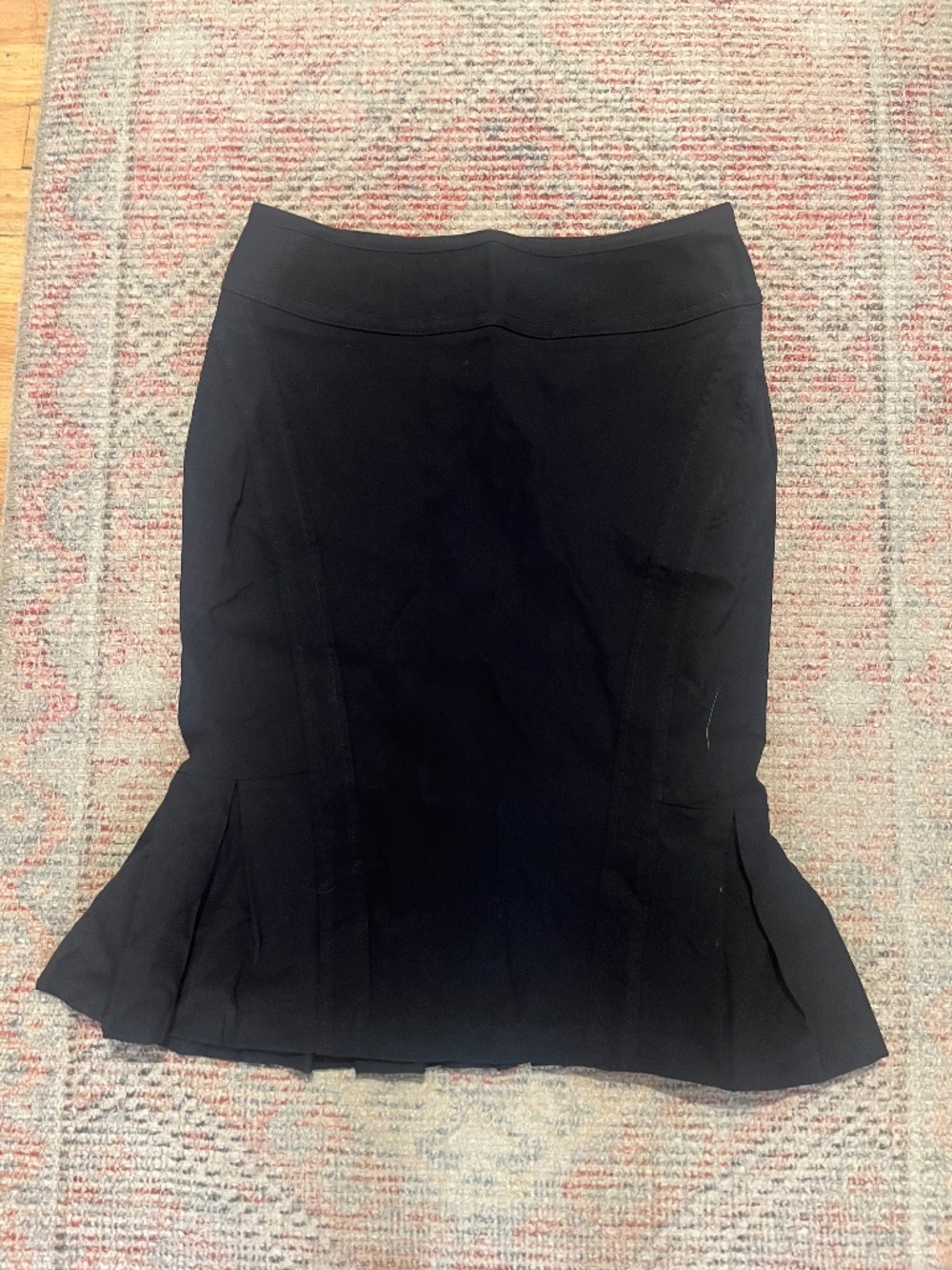 Y2K XOXO Black Pencil Skirt